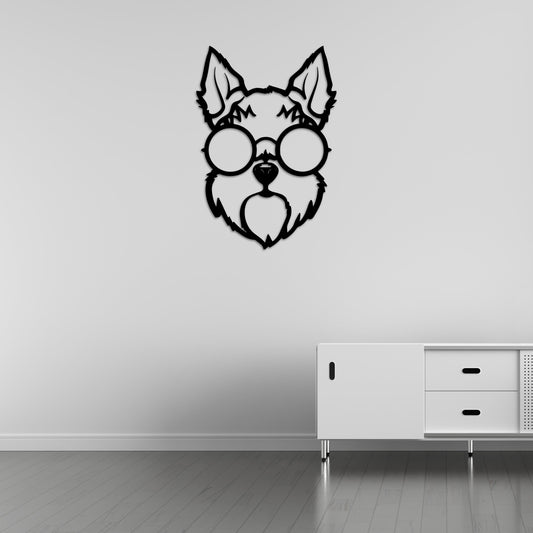 Cool Pup – Sunglasses Dog Metal Wall Art