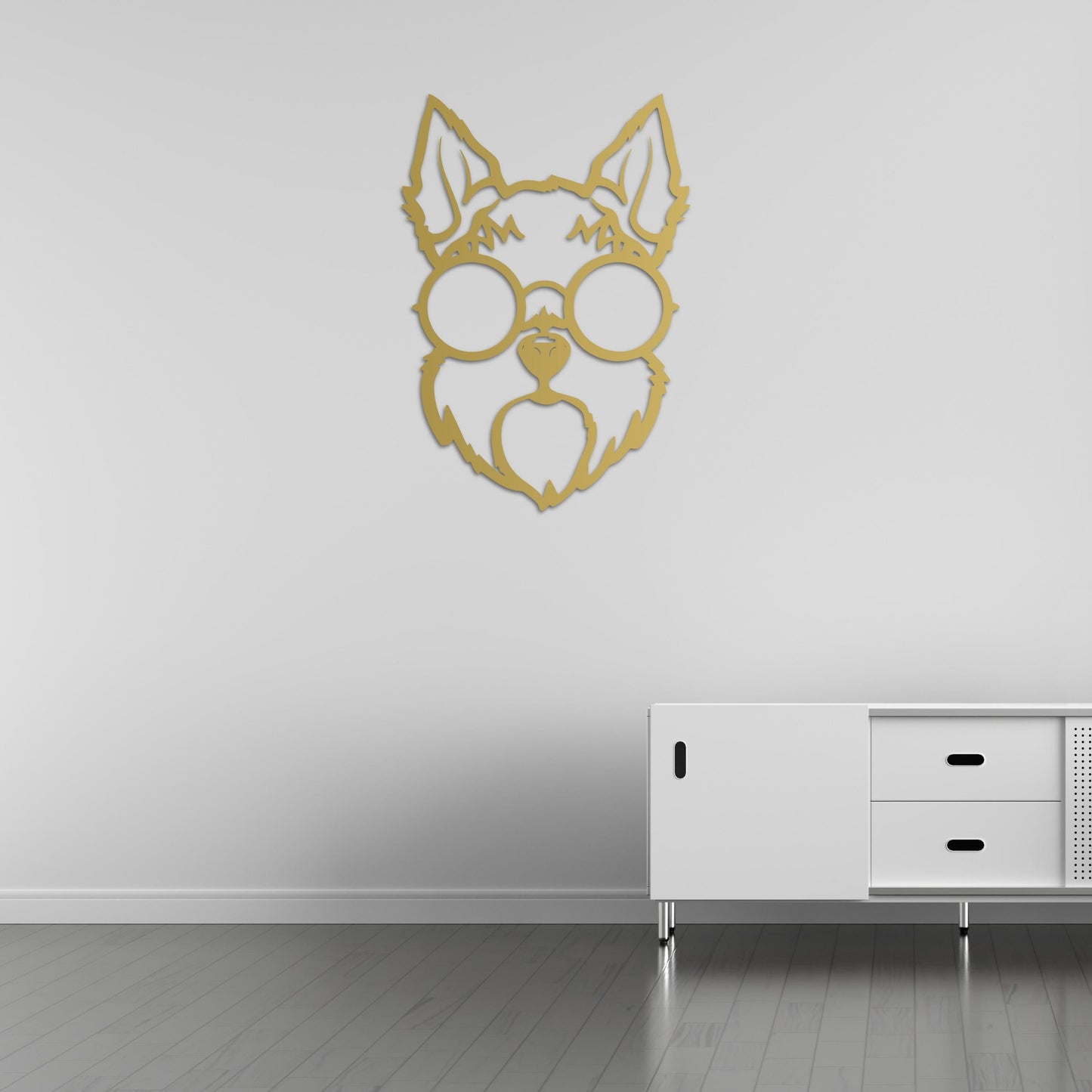 Cool Pup – Sunglasses Dog Metal Wall Art