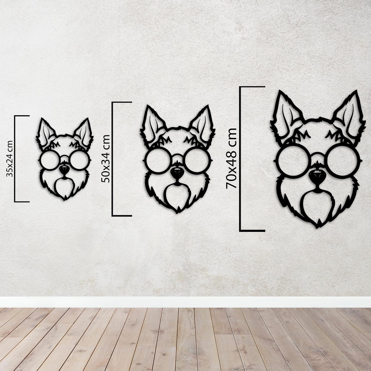 Cool Pup – Sunglasses Dog Metal Wall Art