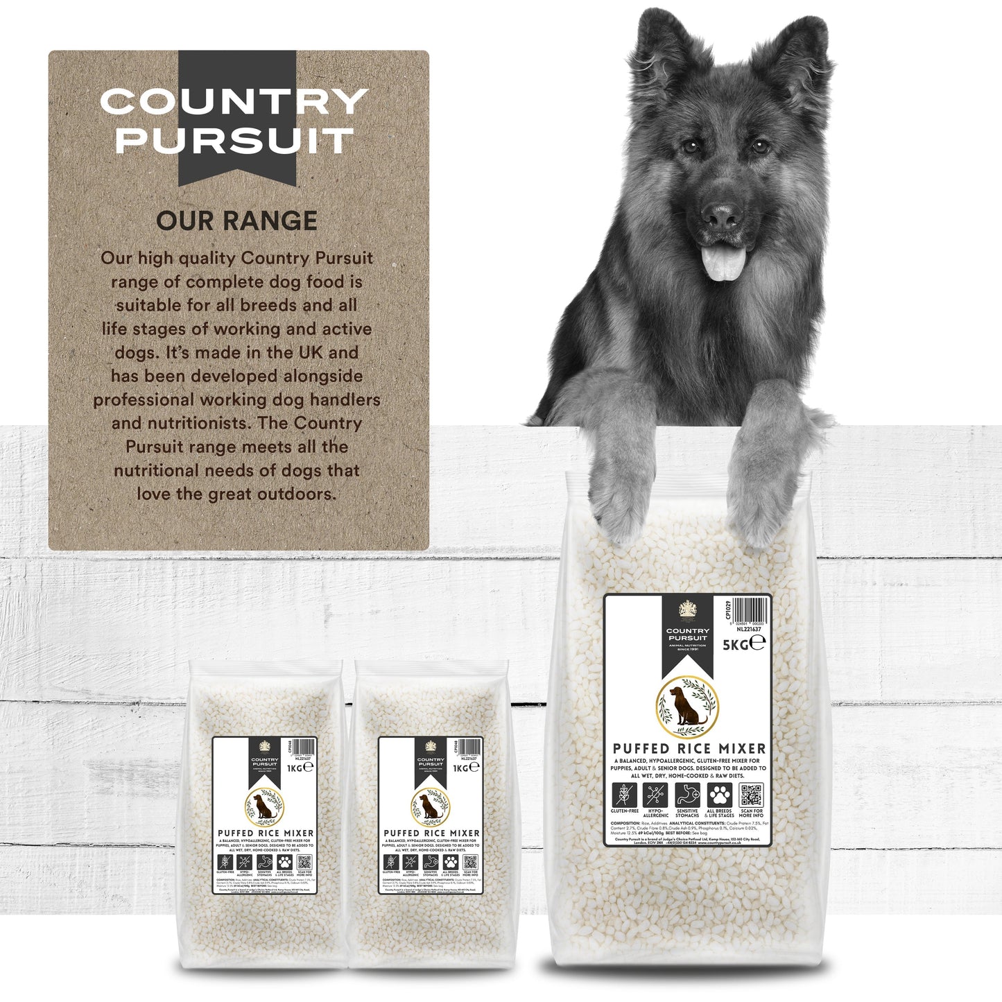 Country Pursuit Puffed Rice Mixer 5kg