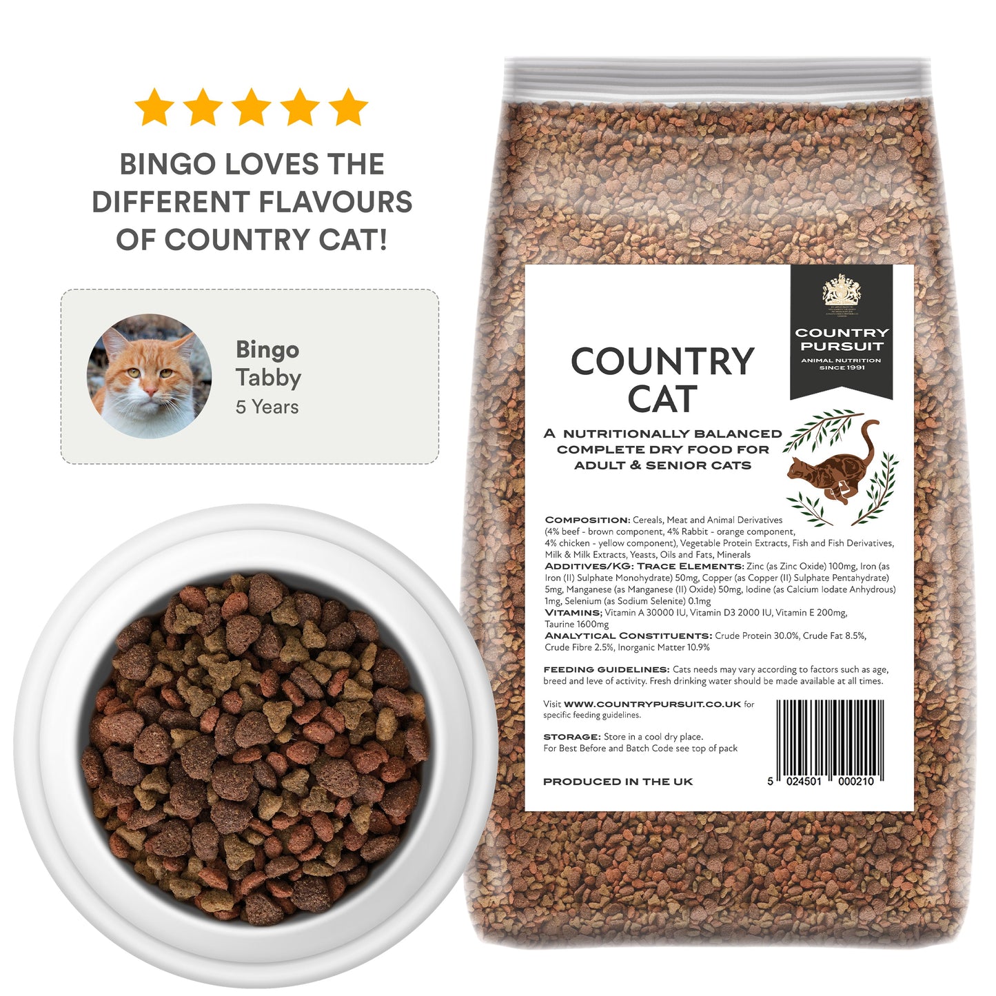 Country Cat Dry Food - 10kg