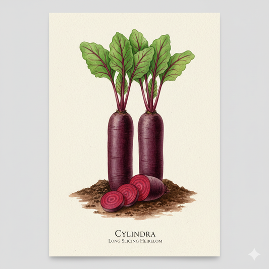 Beetroot Seeds - Cylindra - The Perfect Uniform Slicing Variety (275 Seeds)
