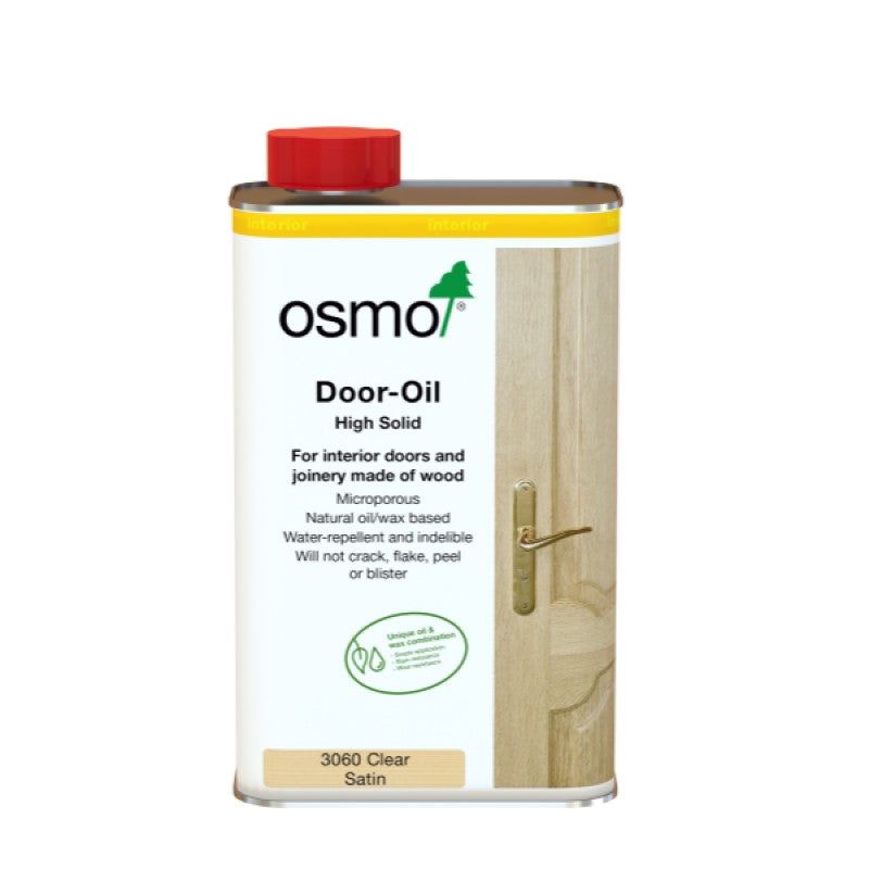 Osmo Door Oil (High Solid) - 3060 Clear Satin - 1L