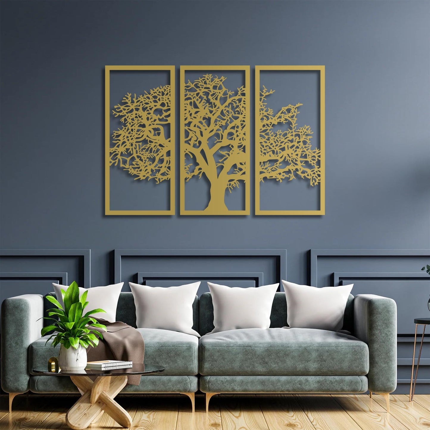 Roots to Sky Tree Metal Wall Art
