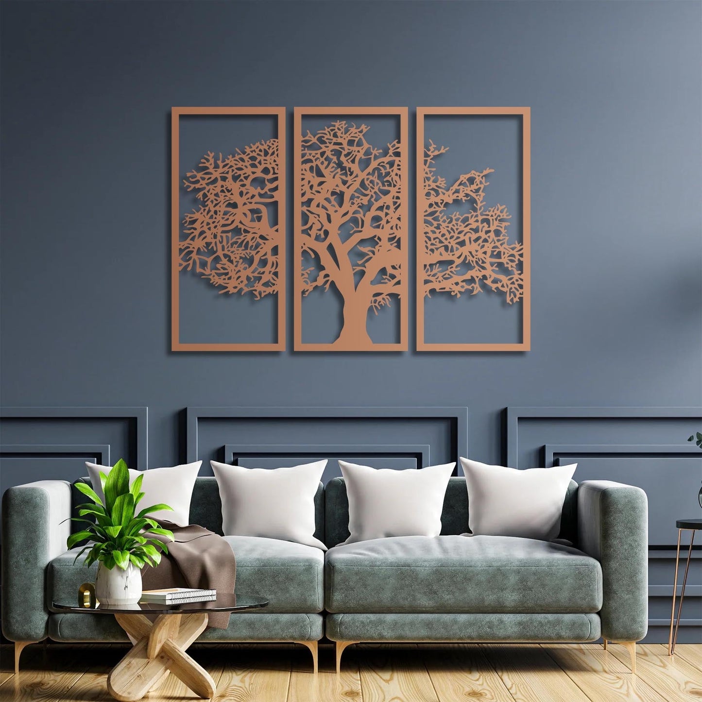 Roots to Sky Tree Metal Wall Art
