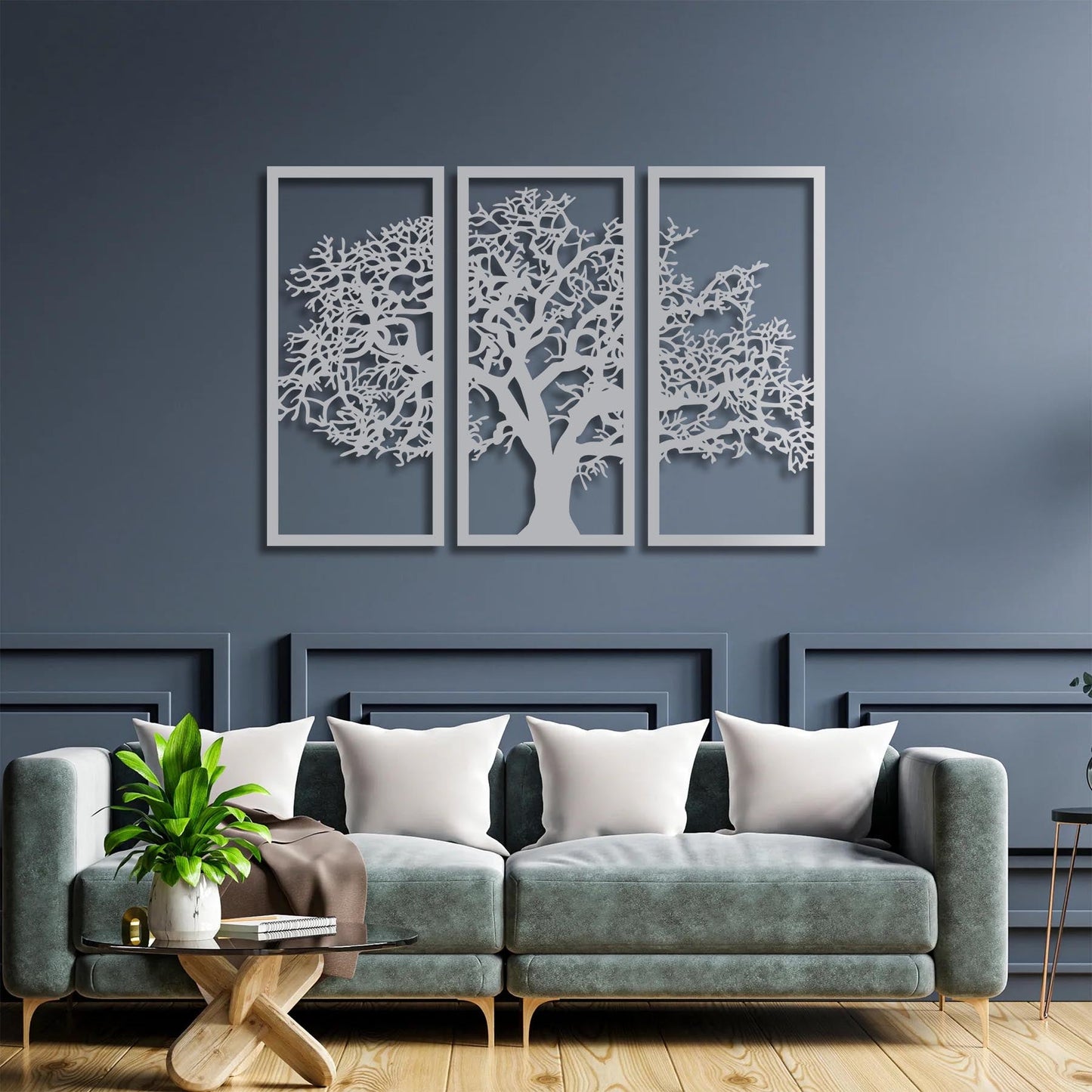 Roots to Sky Tree Metal Wall Art
