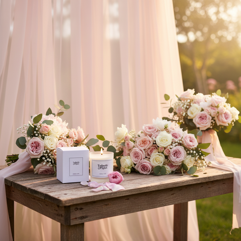 Damson & Rose Scented Candle