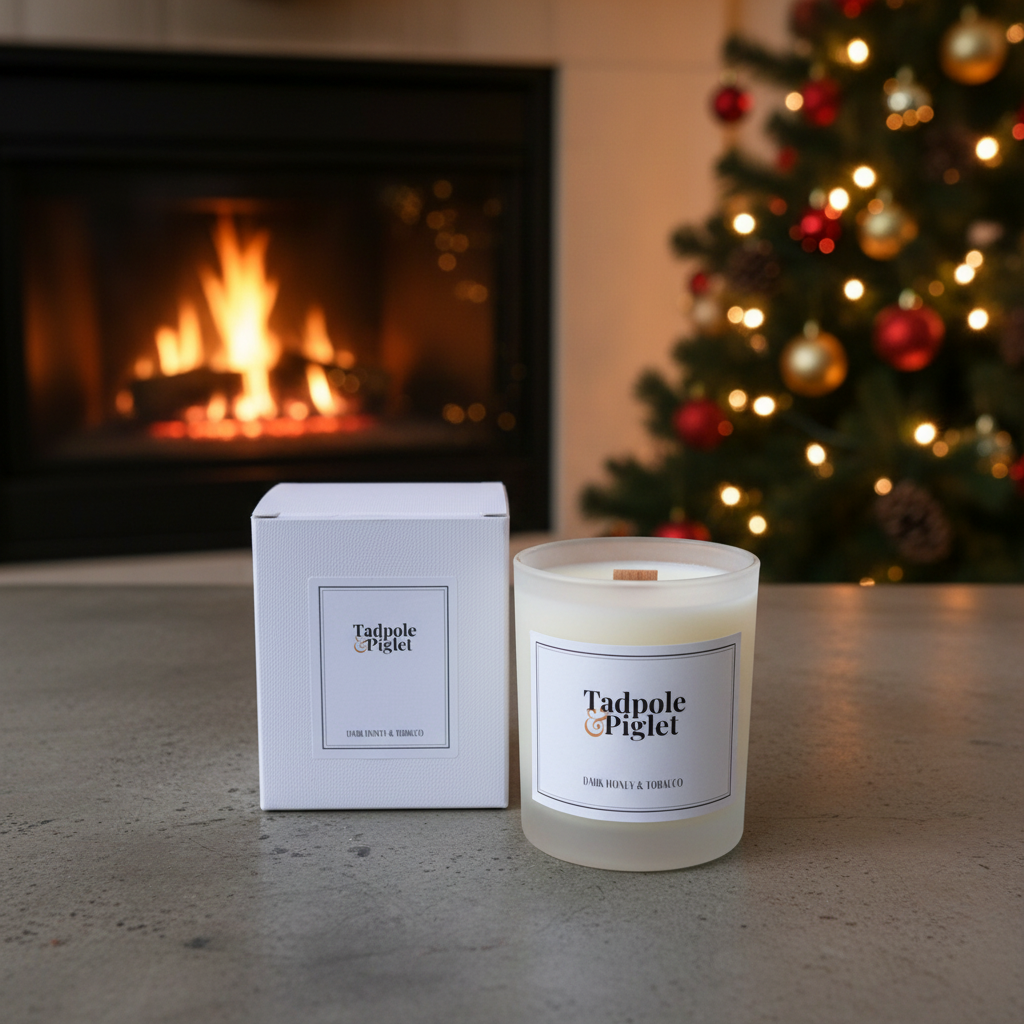 Dark Honey & Tobacco Scented Candle
