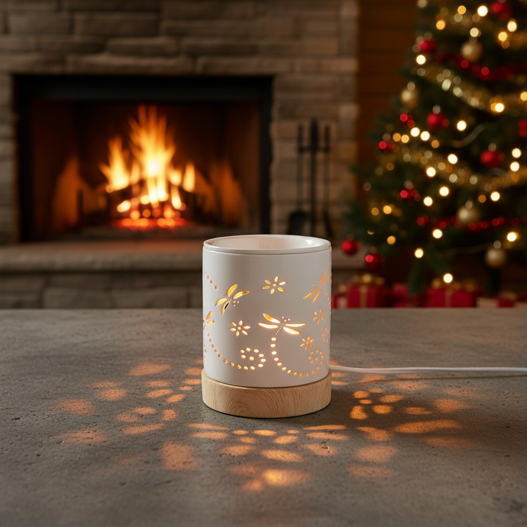 Dragonfly Matte Ceramic Wax Burner