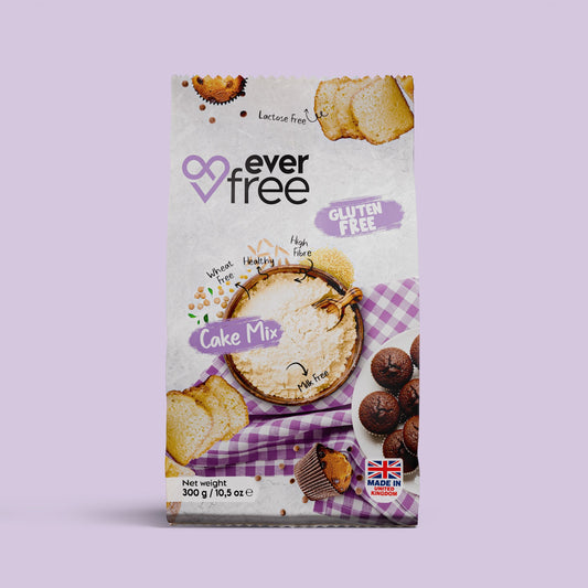 EverFree Gluten-Free Cake Mix 300g - Pack of 3
