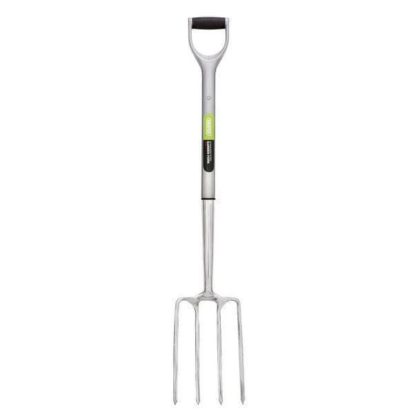 Draper Stainless Steel Garden Fork with Soft Grip - All Sizes