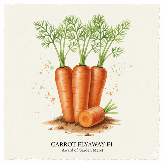 Carrot Seeds - Flyaway F1 - The Best Carrot Fly Resistant Variety (500 Seeds)