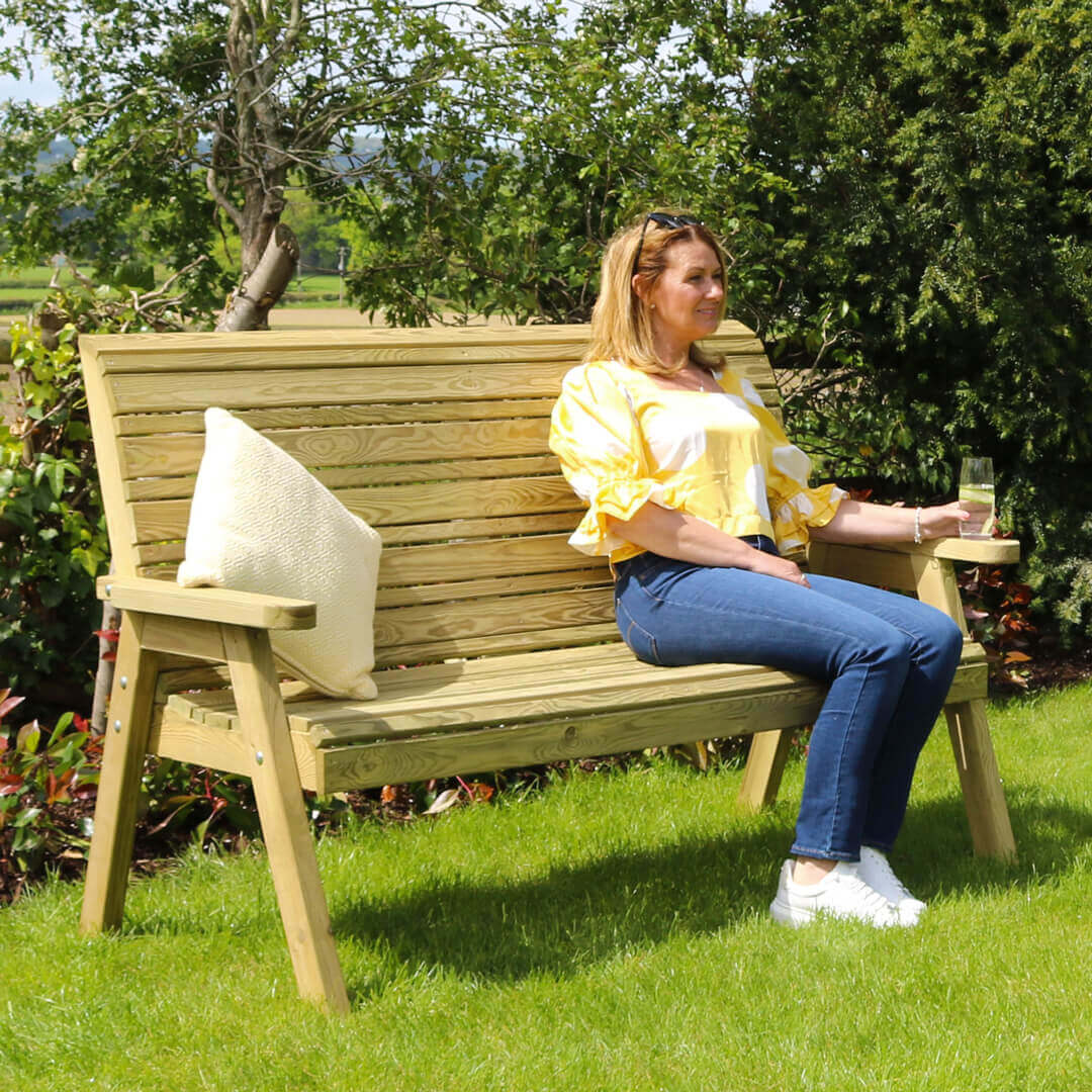 Freya 3 Seater Bench