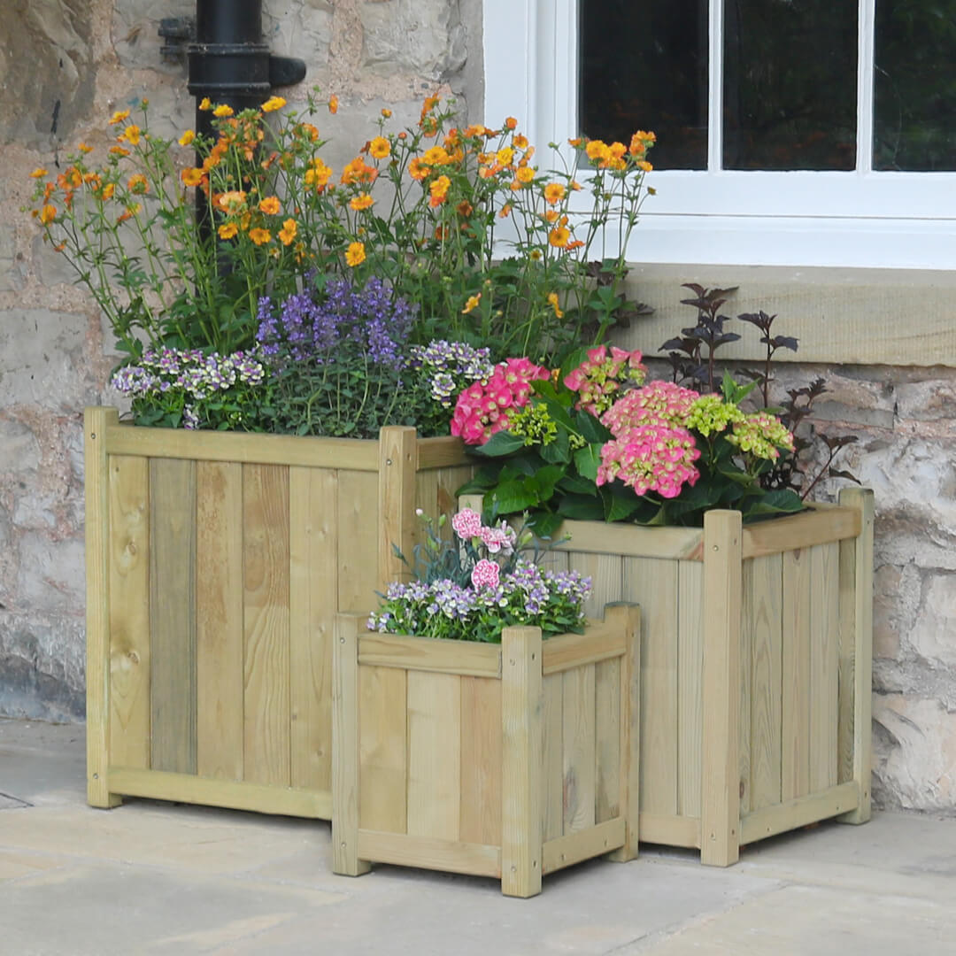 Holywell Square Planter Set