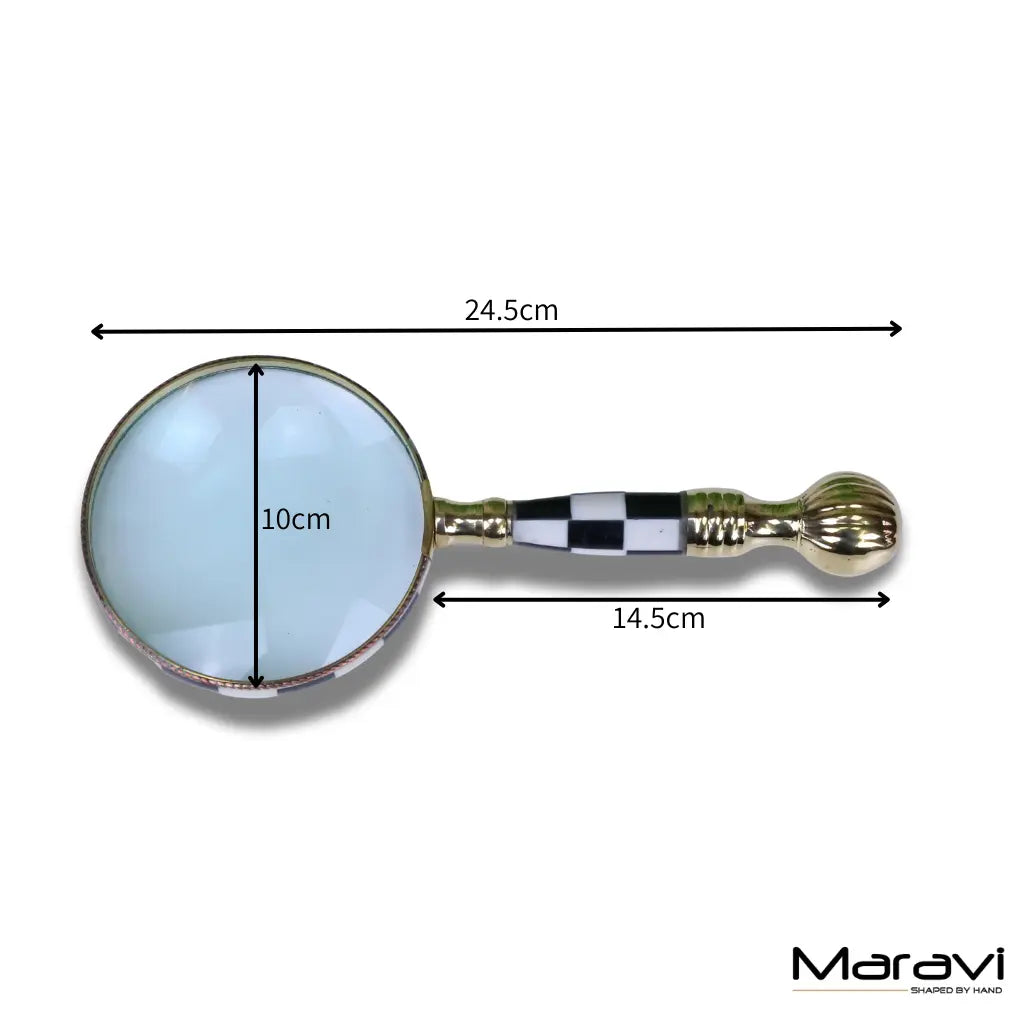 Jaintia Magnifying Glass Vintage Style Humbug Design