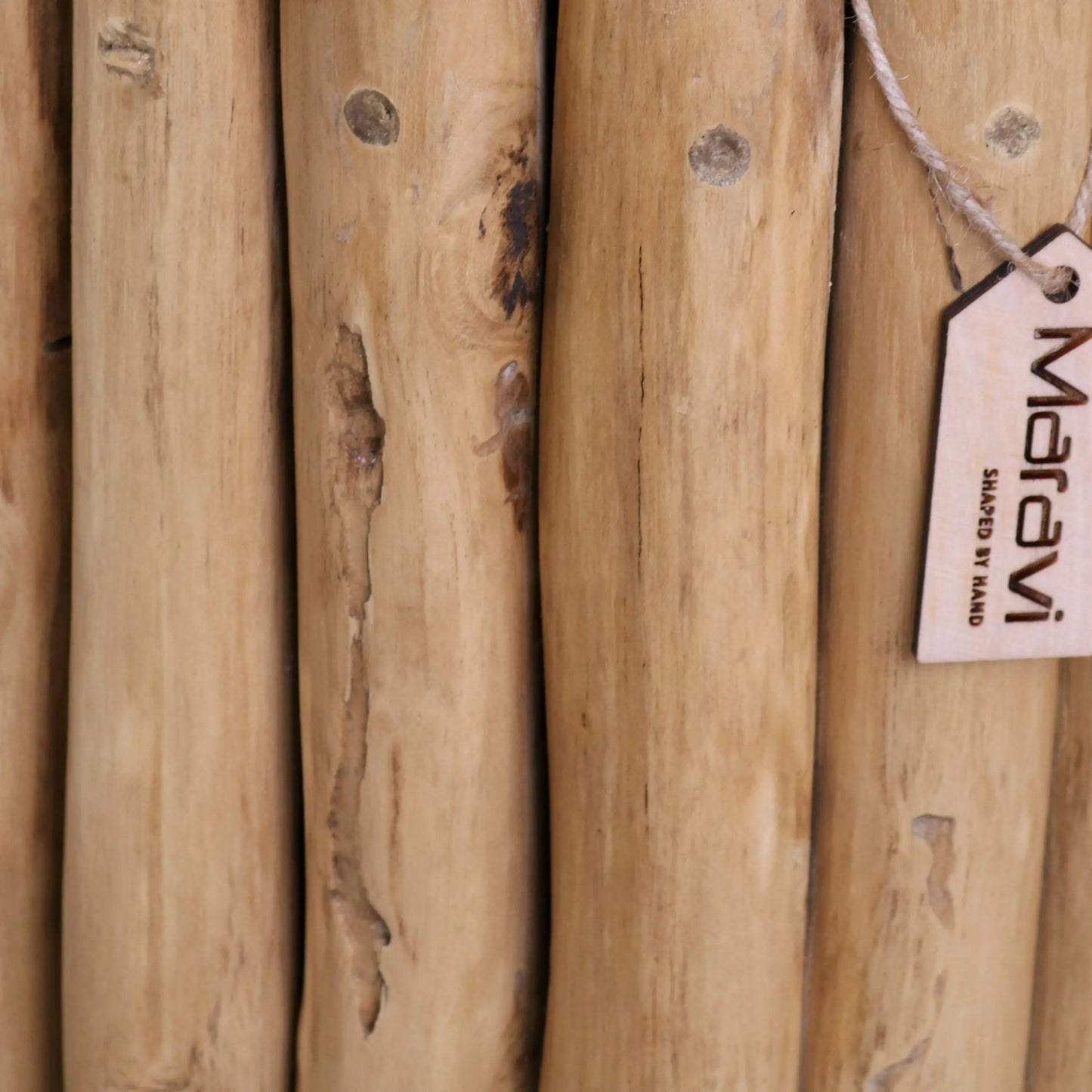 Kini Natural Log Side Table