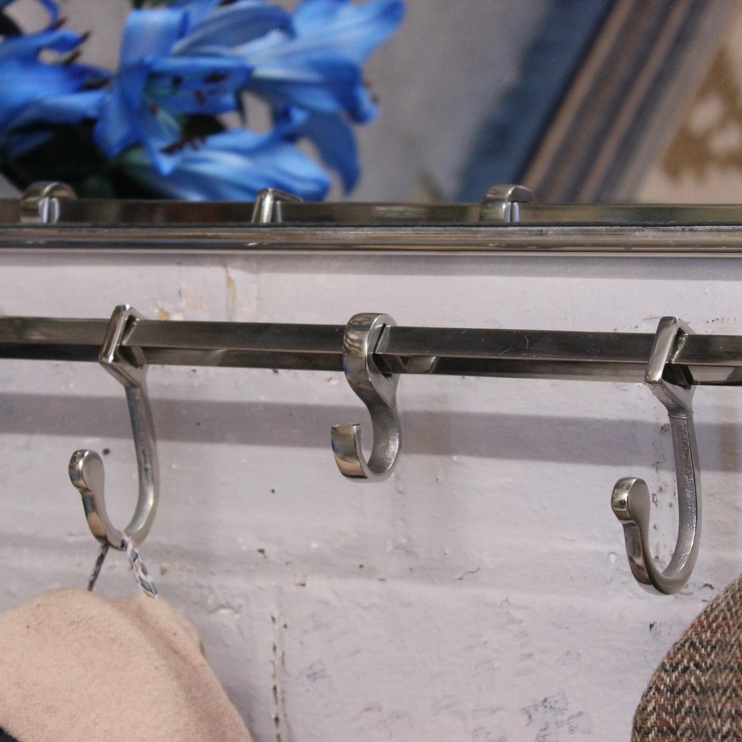 Lohit Train Antique Luggage Rack with Mirror