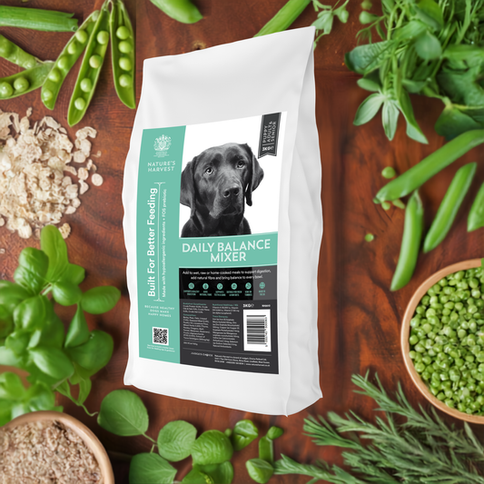 Nature’s Harvest Daily Balance Dog Food Mixer with Prebiotic – 3kg