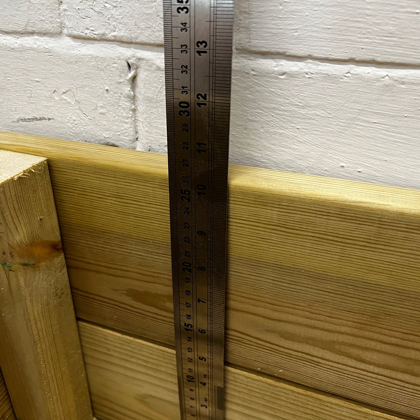 1 Meter Wooden Decking Planter – 100 × 35 × 33 cm