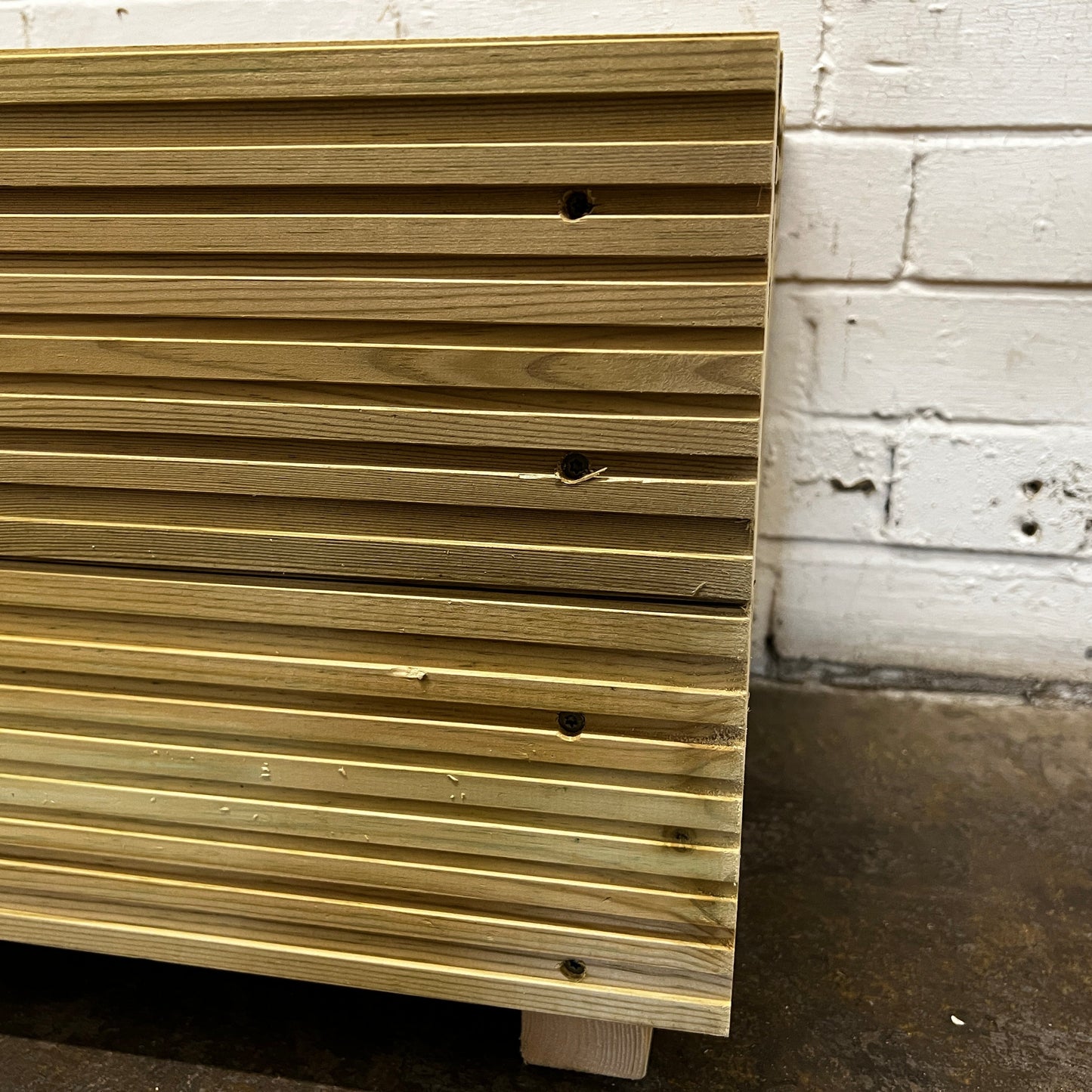 1 Meter Wooden Decking Planter – 100 × 35 × 33 cm