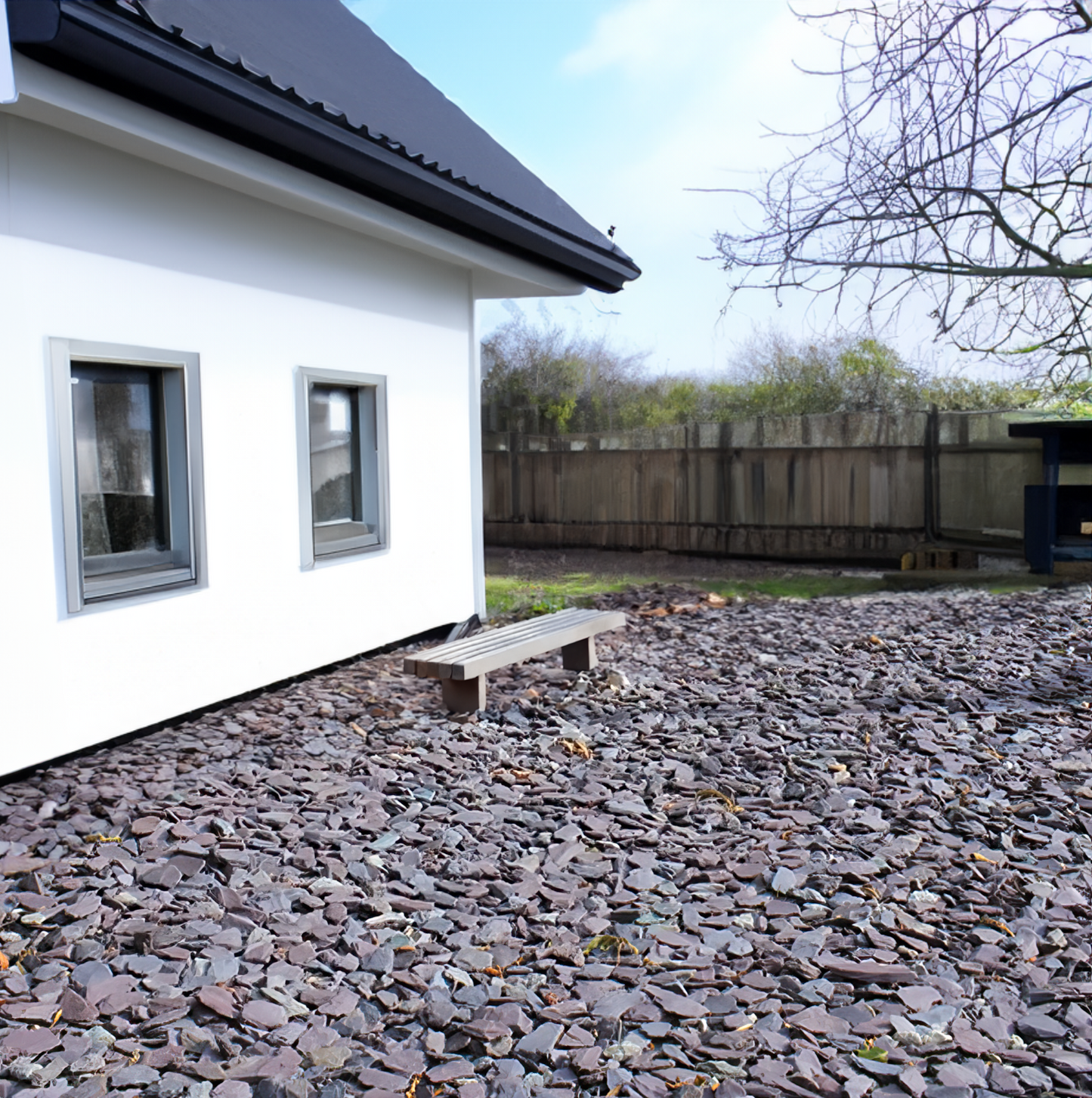 20mm Plum Slate Chippings