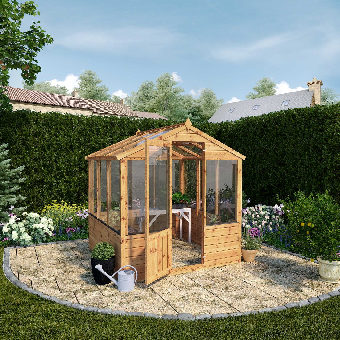 Traditional Wooden Greenhouse from Mercia