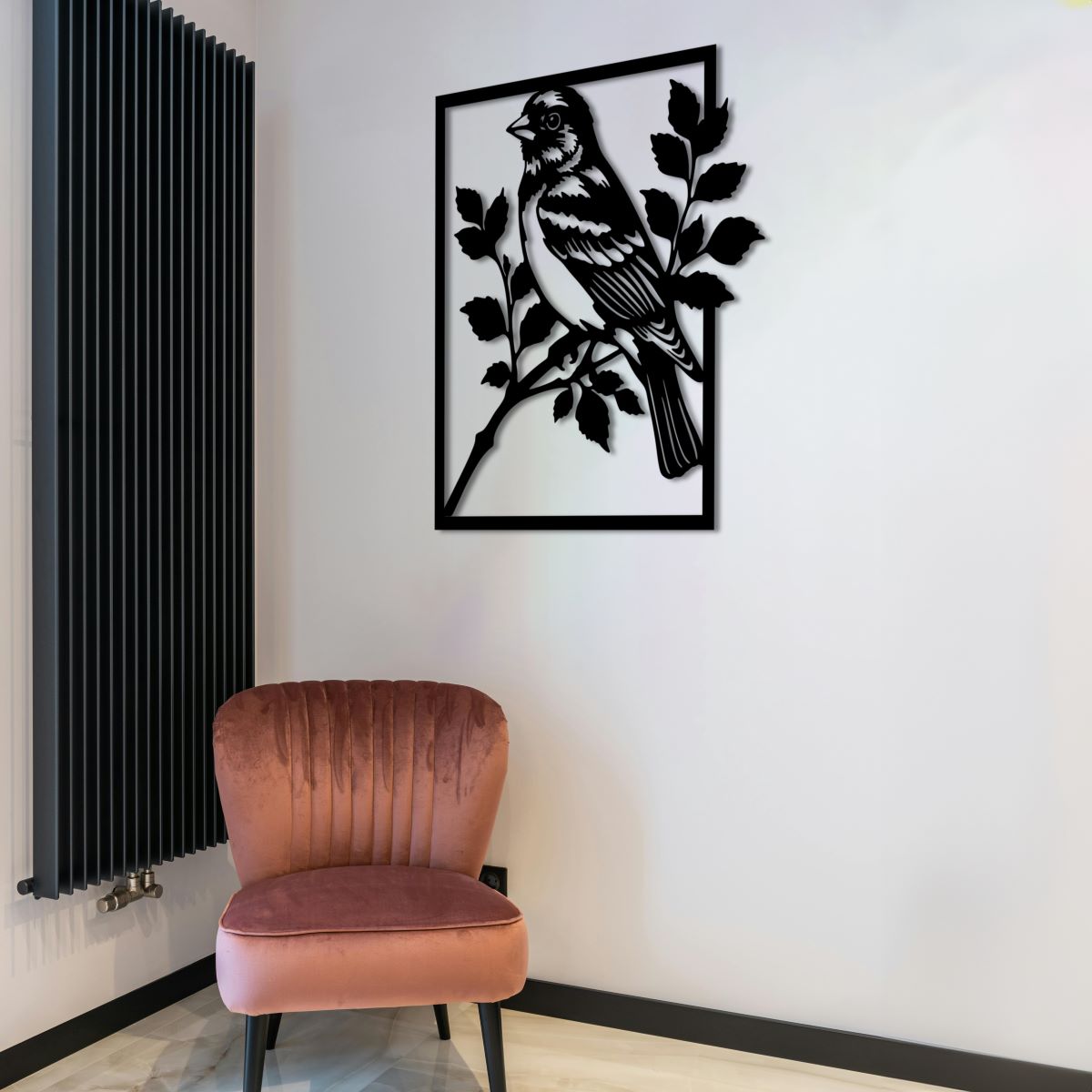Nature’s Song Bird Metal Wall Art