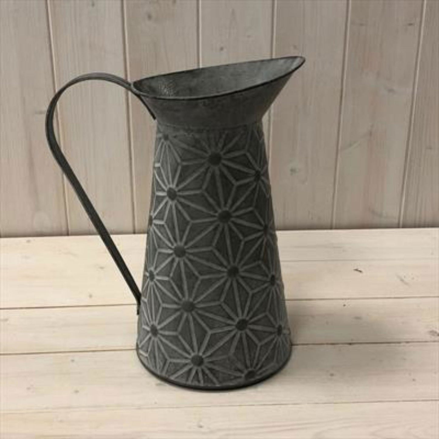 Embossed Daisy Design Jug