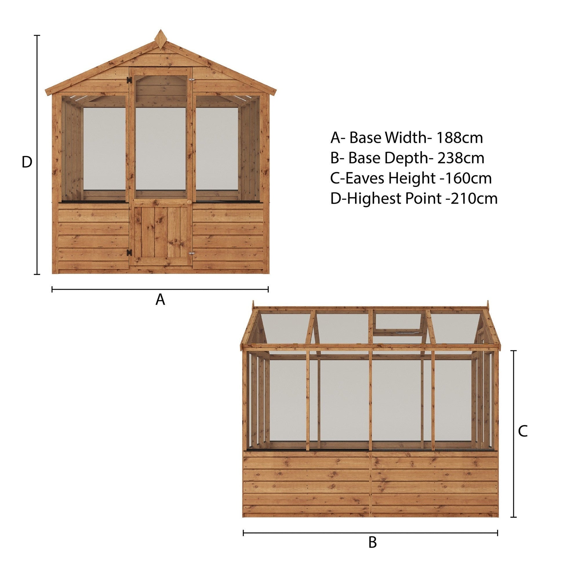 Traditional Wooden Greenhouse from Mercia