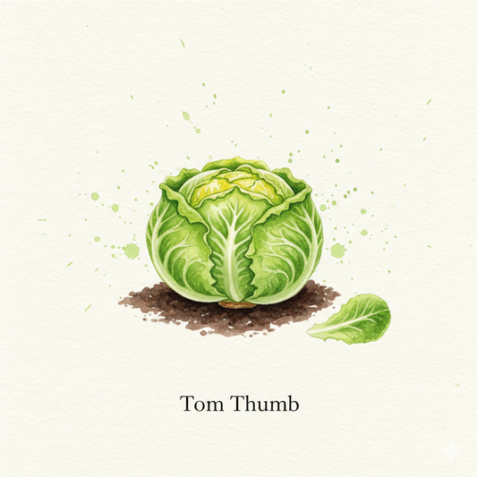 Lettuce Seeds - Tom Thumb - The Classic Heirloom Miniature (1,400 Seeds)