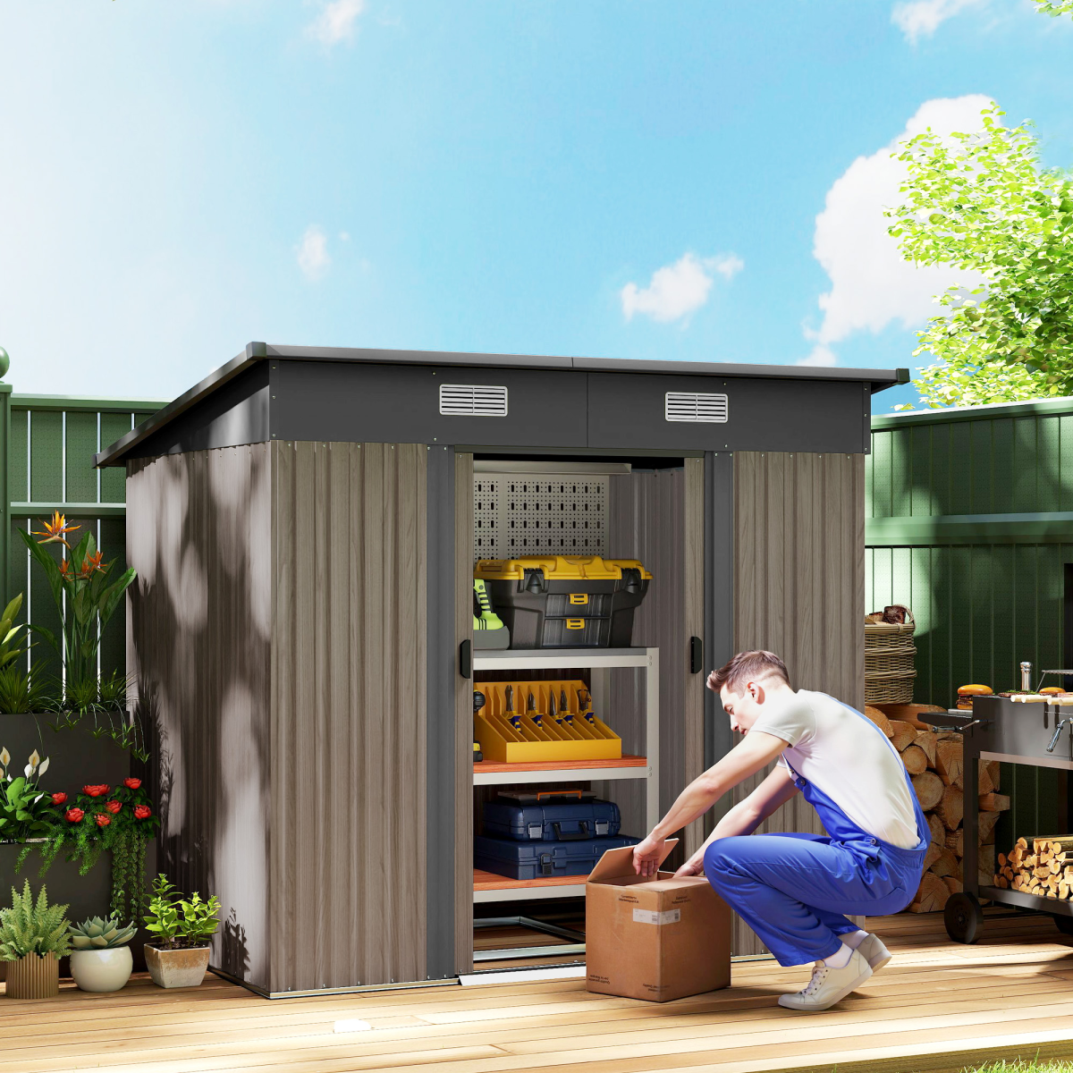Outsunny Outdoor Garden Storage Shed for Patio