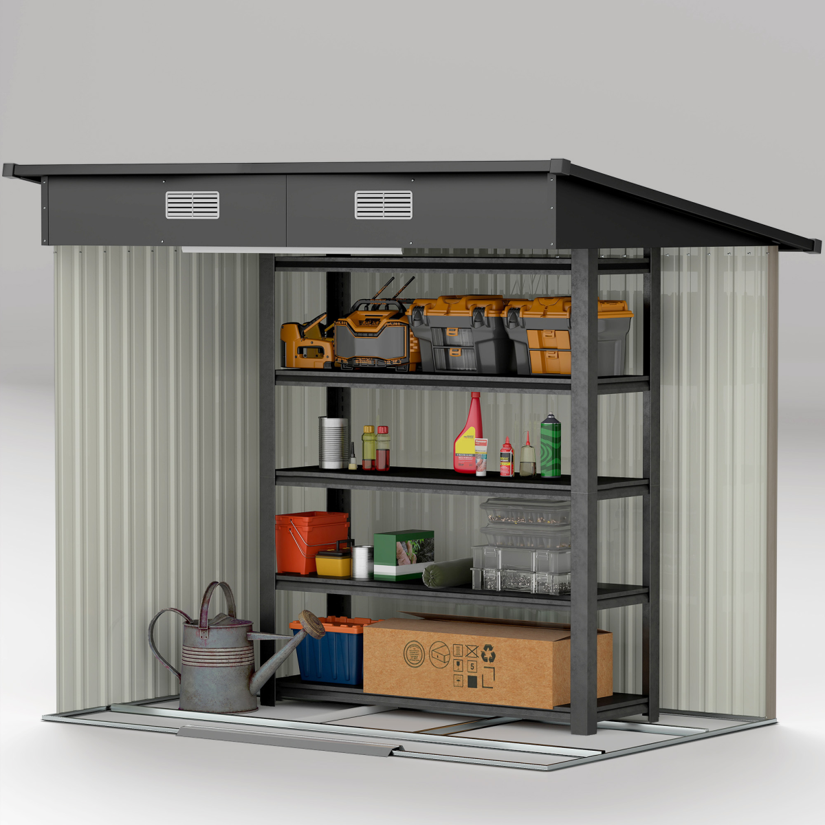 Outsunny Outdoor Garden Storage Shed for Patio