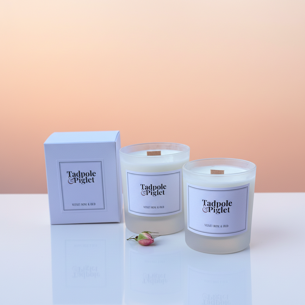 Velvet Rose & Oud Scented Candle