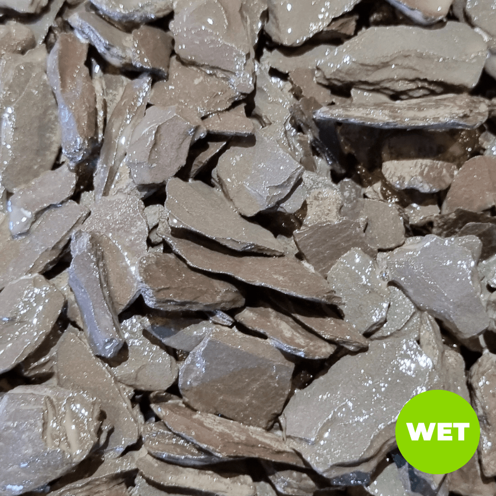 Welsh Blue Plum Crushed Slate Chippings 20mm