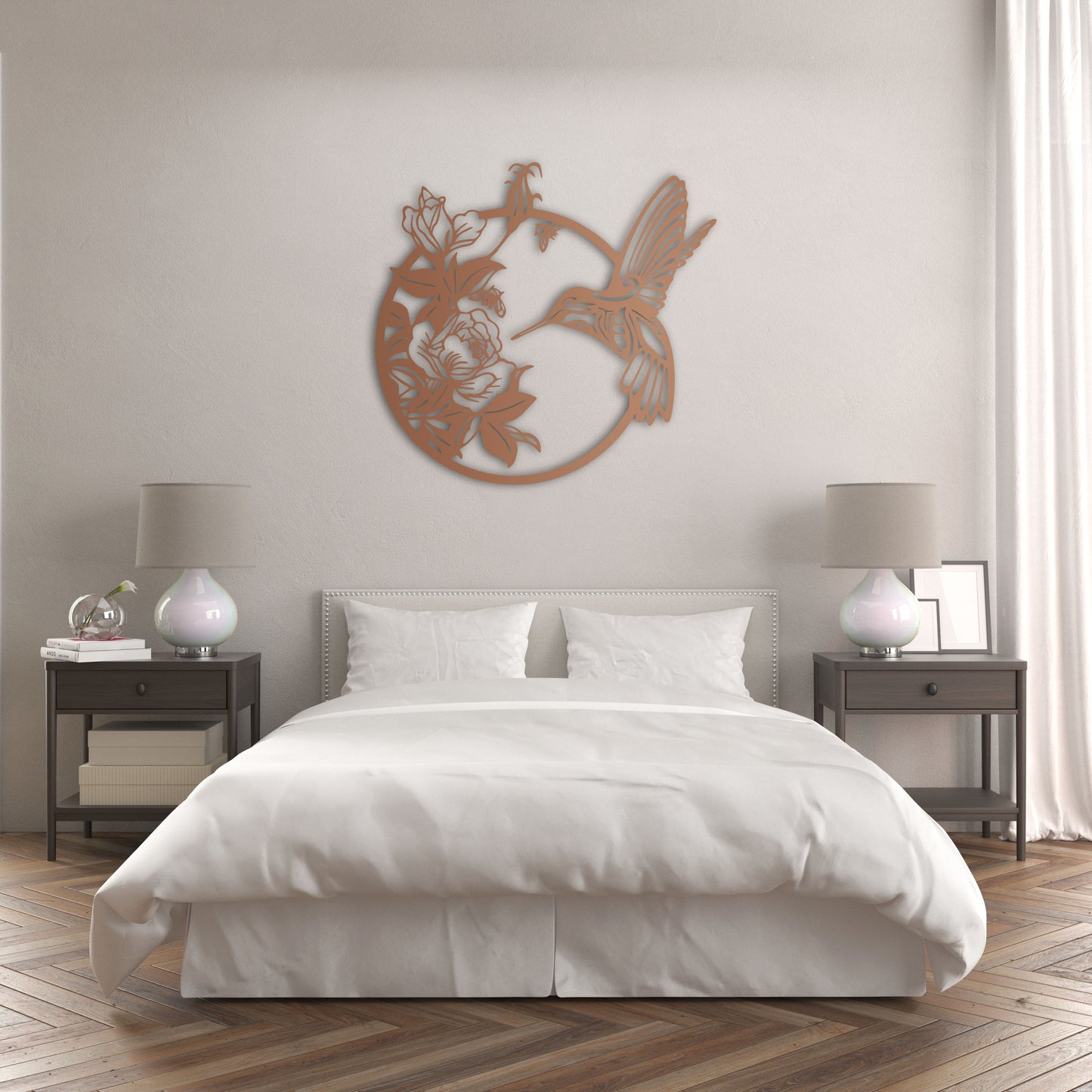 Messenger of Spring Bird Metal Wall Art – Nature & Renewal Decor