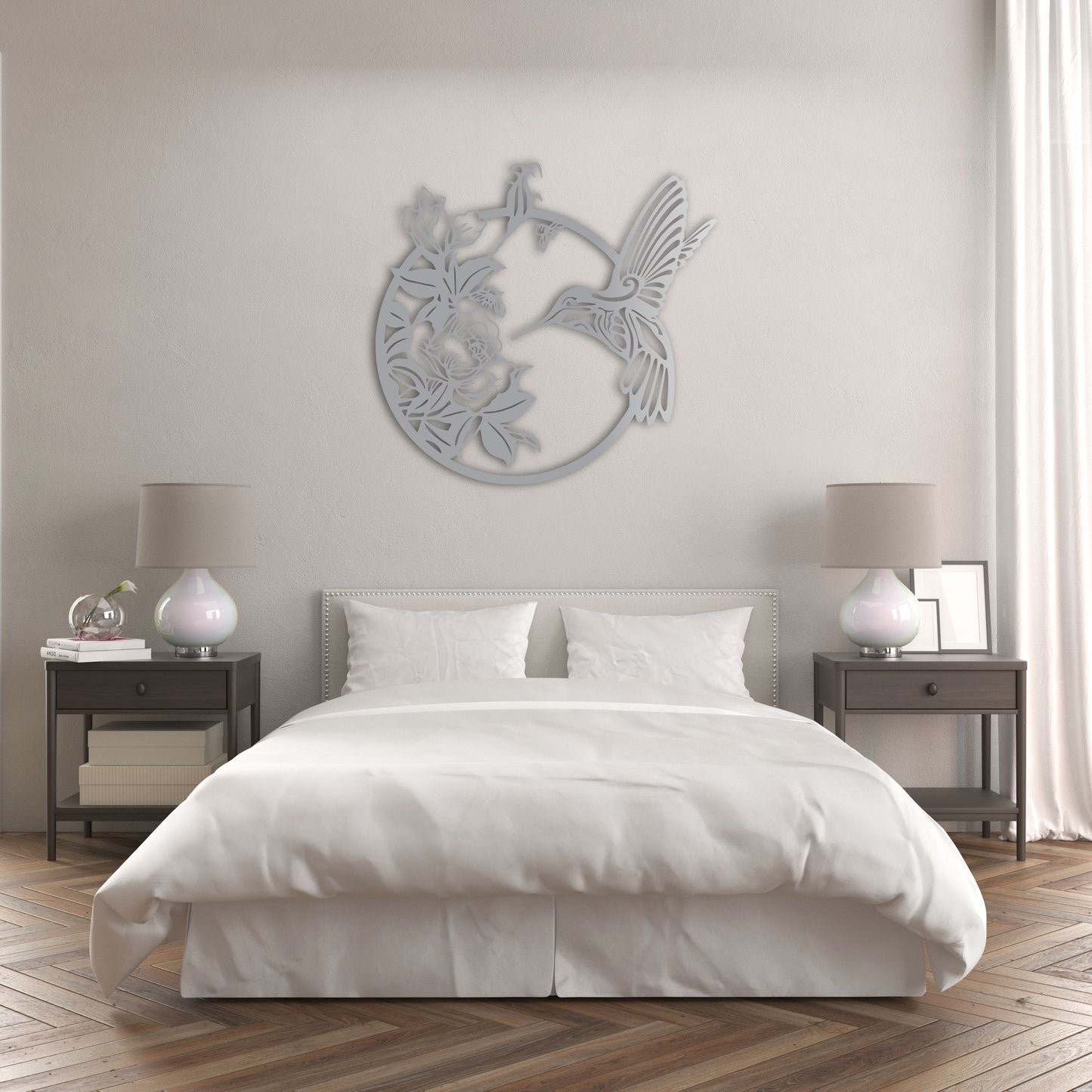 Messenger of Spring Bird Metal Wall Art – Nature & Renewal Decor