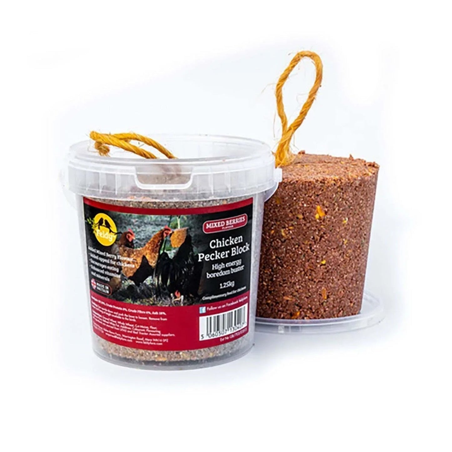 Feldy Chicken Pecking Blocks - choose your flavour - EGG/FEATHER quality