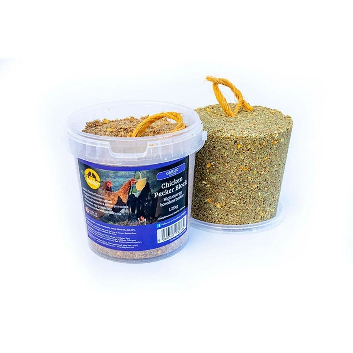 Feldy Chicken Pecking Blocks - choose your flavour - EGG/FEATHER quality