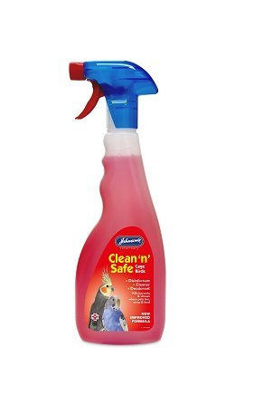 JVP Clean n Safe Cage Birds Spray 500ml