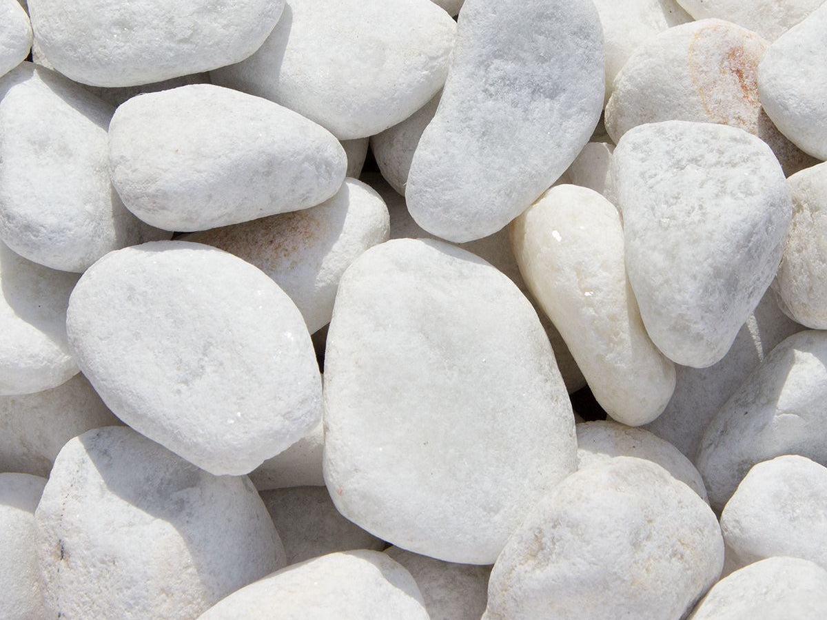 20-40mm White Pebbles