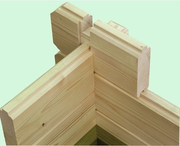 Dubai Log Cabin 44mm 550cm x 500cm
