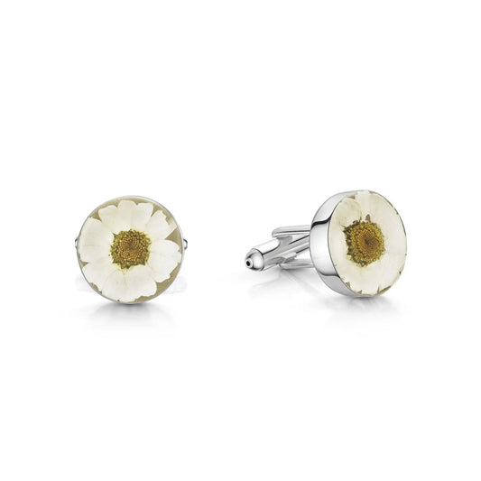 Poppy Round Cufflinks