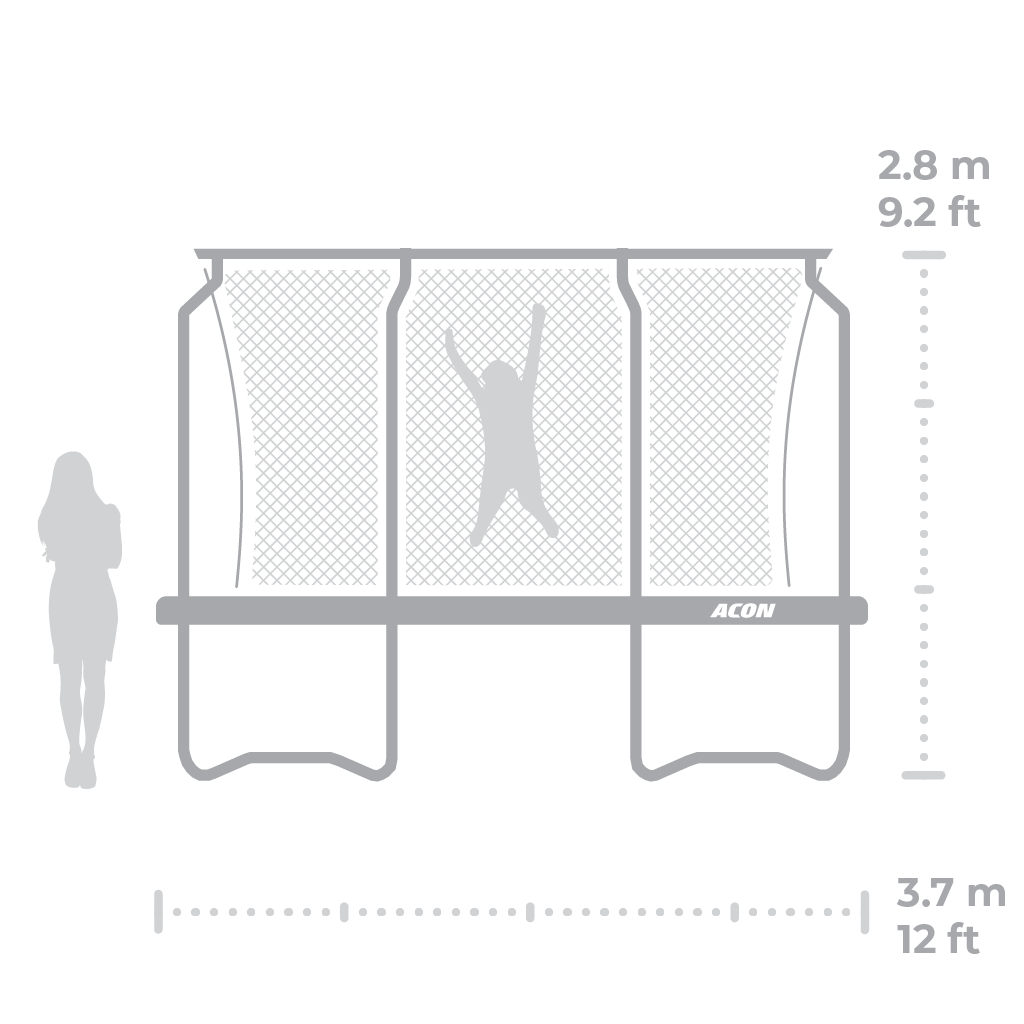 ACON Air 12ft Round Trampoline