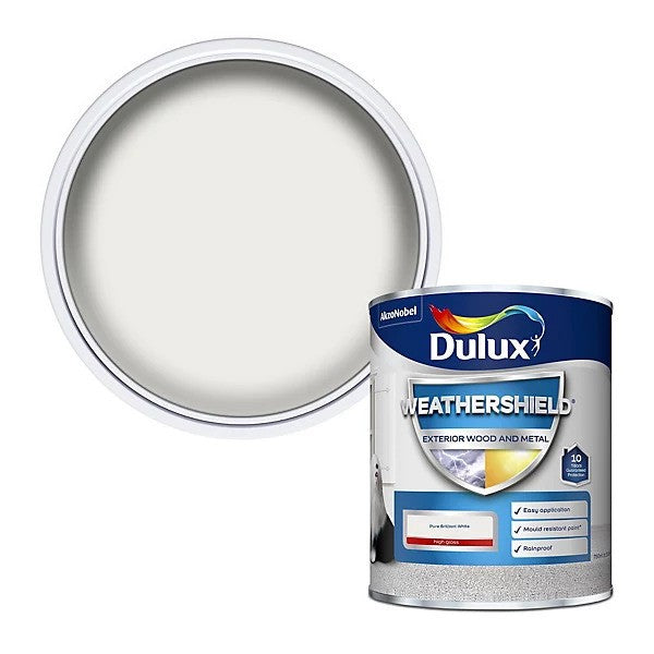 Dulux Weathershield Exterior Wood & Metal (Oil-Based) - High Gloss