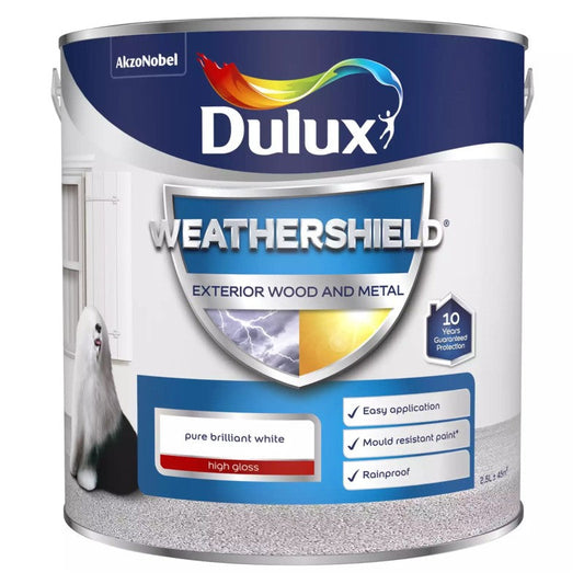 Dulux Weathershield Exterior Wood & Metal (Oil-Based) - High Gloss
