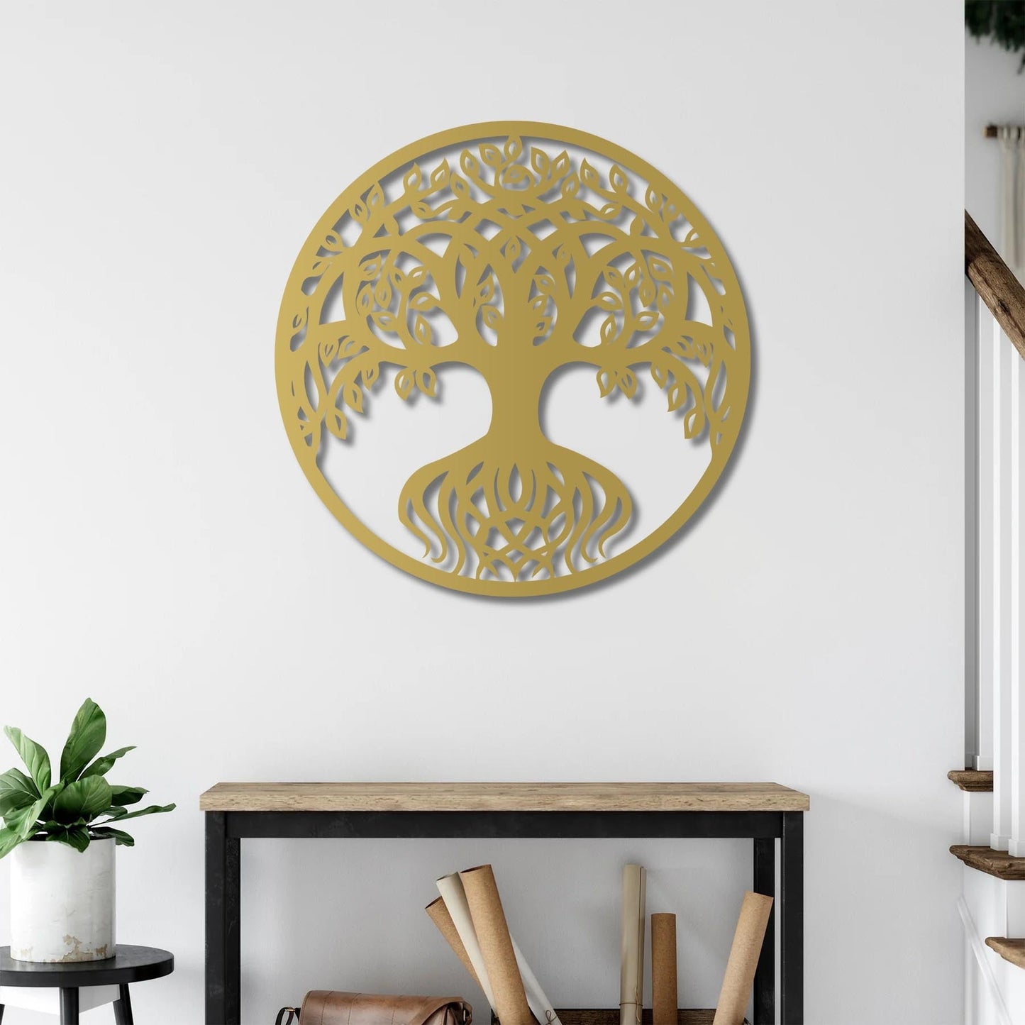 Tree of Life Metal Wall Art – Nature Inspired Modern Decor