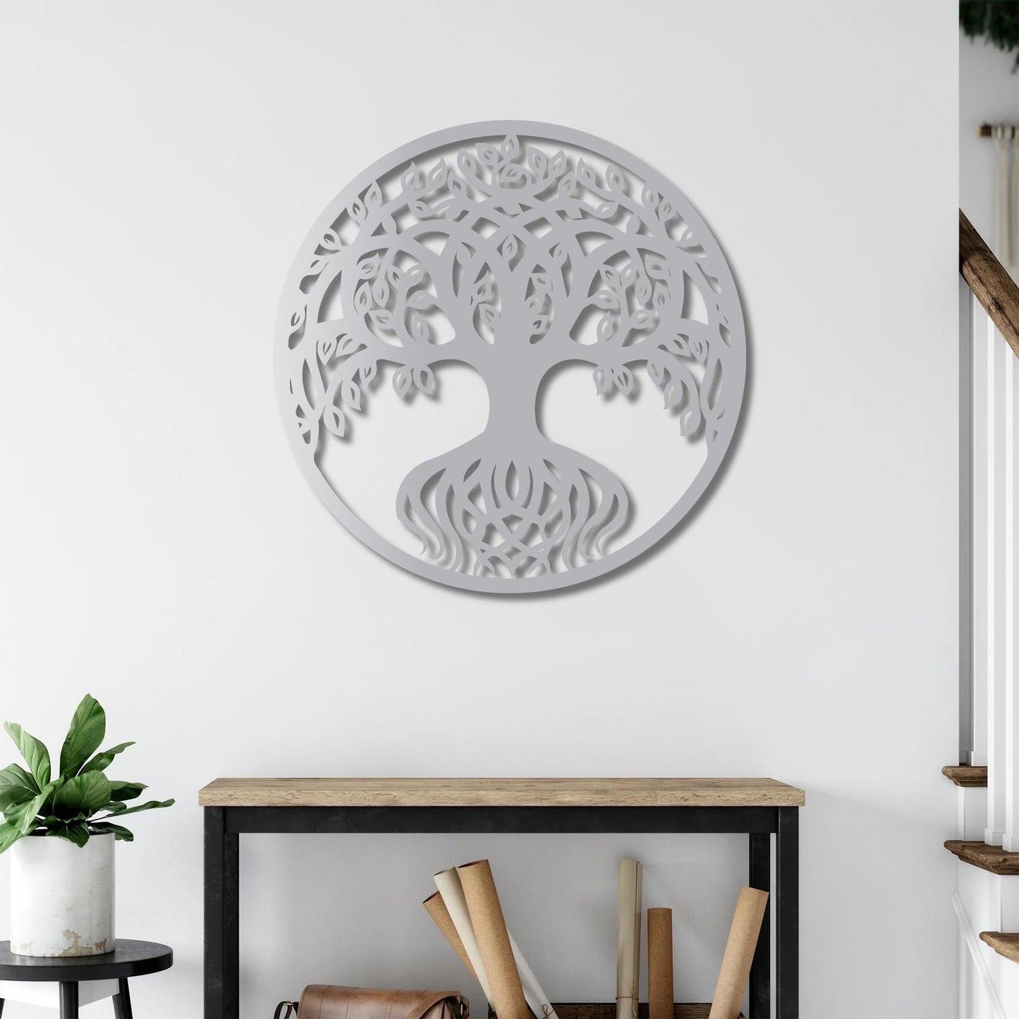 Tree of Life Metal Wall Art – Nature Inspired Modern Decor
