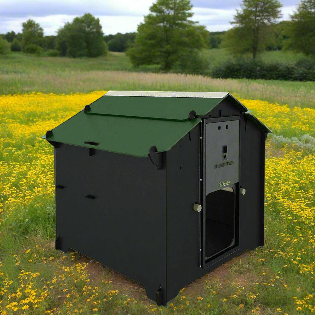 Easicoop Eco HPL chicken coop 6 birds (Black)