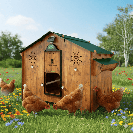 Easicoop Evolution 3XL - HPL Chicken house up to 15 large Birds