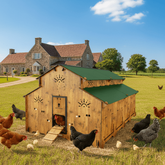Easicoop Farm Plus 6XL modular expandable Chicken house 48 Large Birds